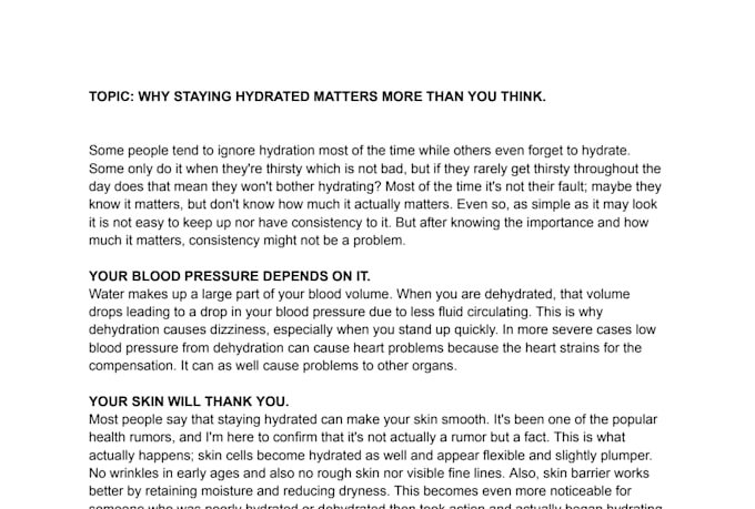 write and proofread clear, well structured content